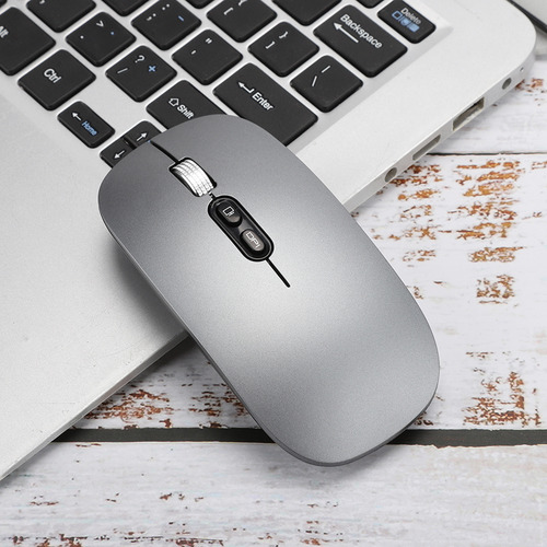 Ratón Inalámbrico, Ordenador Ergonómico Silencioso Recargabl