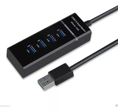 Hub USB 3.0 7 Puertos De Alta Velocidad Con Indicador Led - Electrolandia