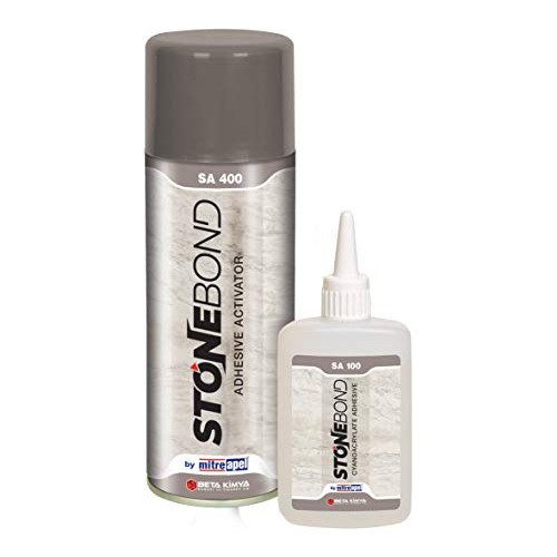 Stonebond Super Instant Glue (3.5 Oz) With Spray Adhesi...