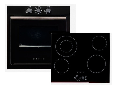 Combo Orbis Horno Hb8nco Convección Vitro Ev4deo 60cm Digiya