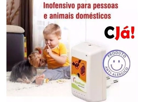 2xrepelente Sonoro Byepest Para Ratos E Morcegos 100m² Bivot