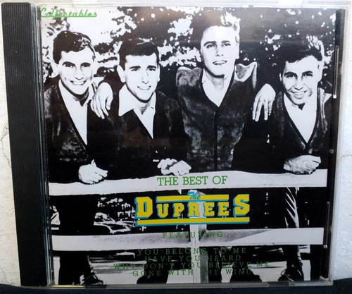 The Duprees - The Best Of - Cd Usa Año 1994 - Rock Doo-wo