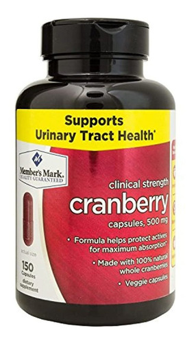 Members Mark Clinical Strength Cranberry, 500 Mg, 1