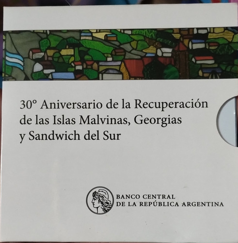 Blíster Moneda 30 Aniversario De La Gesta De Malvinas