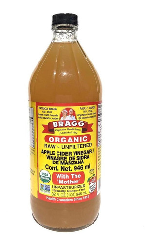 Vinagre De Manzana Organico Bragg 946ml