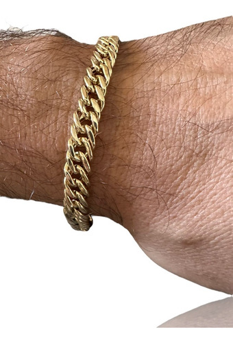 Pulseira Nil Elo Duplo Ouro 18k 750 21 Cm Comprimento 21 Diâmetro 6 Cm