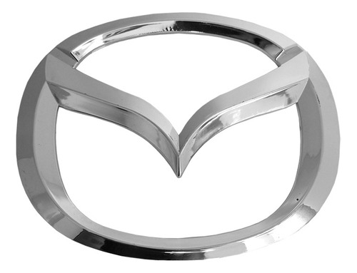 Emblema Logo Mazda 3 Para Parrilla Cromado ( Adhesivo 3m)