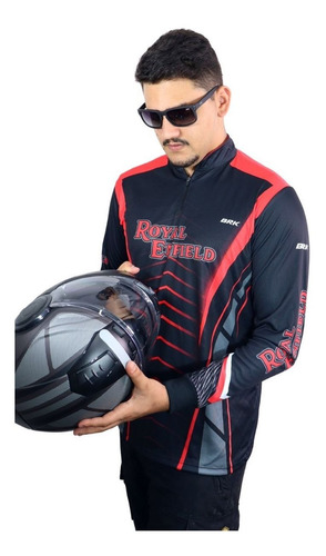 Imagem 3 de 7 de Camiseta Brk Motociclismo Royal Enfield Com Fpu 50+