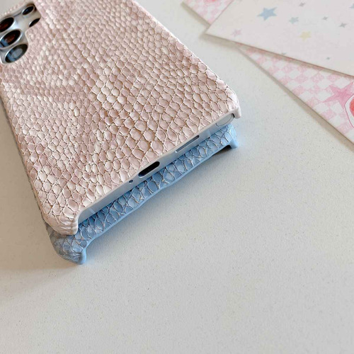 Funda De Piel Sintética Con Estampado De Serpiente Para Samsung Galaxy S20 S21 S22 S23 S24 S25 Plus Ultra S20fe S21fe S23fe S24fe
