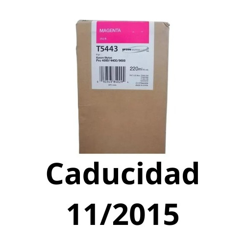 Cartucho De Tinta T5443 Magenta Stylus Pro 4000 4400