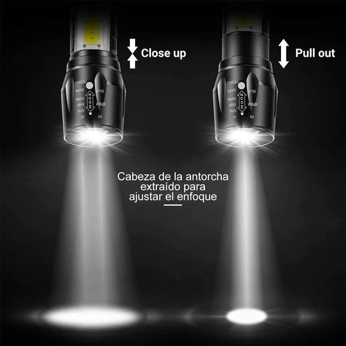Linternas Frontales Led Recargables + Linternas Xpe+cob De Cabeza Usb 2000 Lúmenes, Linternas Frontales Ajustables Y Portátiles Para Equitación, Senderismo, Camping Y Otras Actividades Al Aire Libre