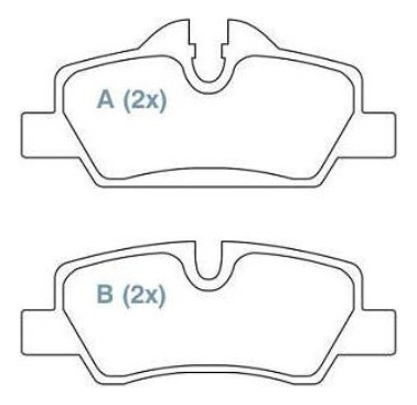 Pastilha Freio Traseiro Mini Cooper 2.0 Fp981