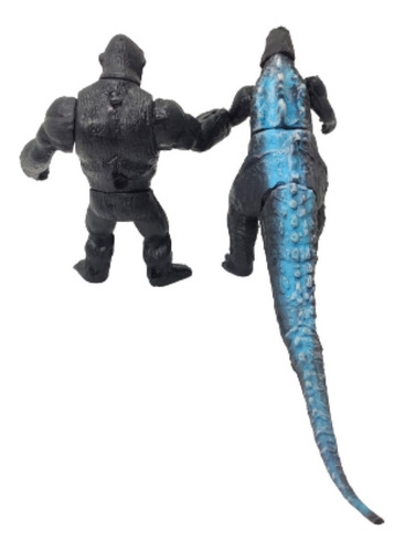 Imagen 4 de 4 de Figuras Godzilla Vs King Kong Juguete Articulado 2 Piezas