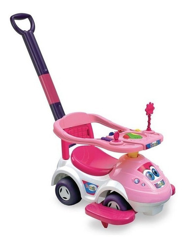 Andador Bebe 2 En 1 Funny Star Rondi Color Rosa/Blanco