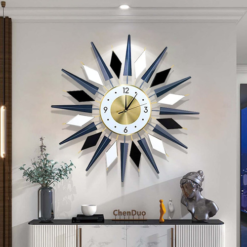 Asadal Reloje Pared Decorativo S Mediado Siglo Silencioso 3d
