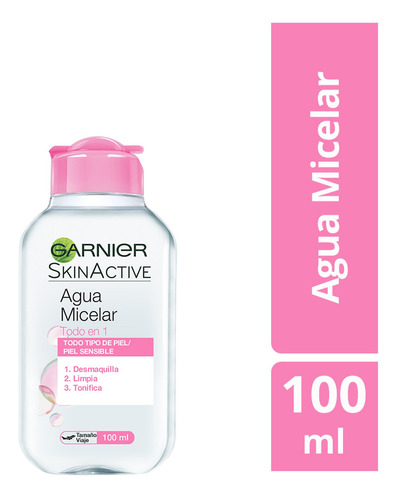 Mini Agua Micelar Todo En 1 Garnier 100ml