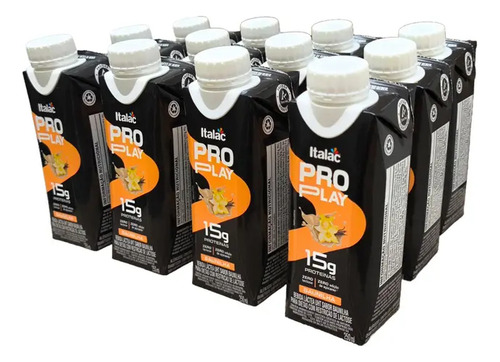 BEBIDA WHEY BAUNILHA ZERO LACTOSE ITALAC 250ML - 12UNID