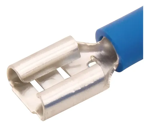 Faston capicorda terminale elettrico isolato foro 2,5mm FDD2-250. 120 Faston capicorda terminale elettrico isolato foro 2,5mm FDD2-250. 120