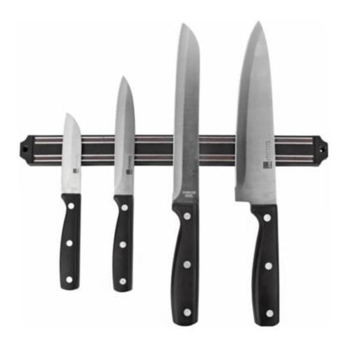 Set De 4 Cuchillos Blade + Soporte Iman Magefesa