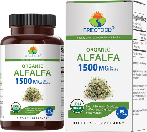 Suplementos Alimenticios Alfalfa O - Unidad a $1243