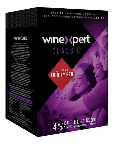 Clásico California Trinity Kit De Ingredientes Para Vino Tin