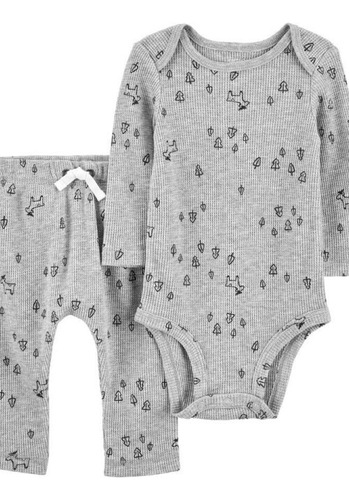 Conjunto Pantalón Térmico Floral Body - Bebé Niña, Carters