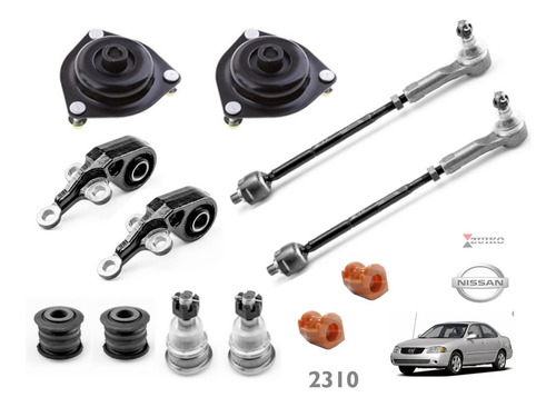 Kit Rotulas Bieletas Bases Y Bujes Nissan Sentra B15 01-06