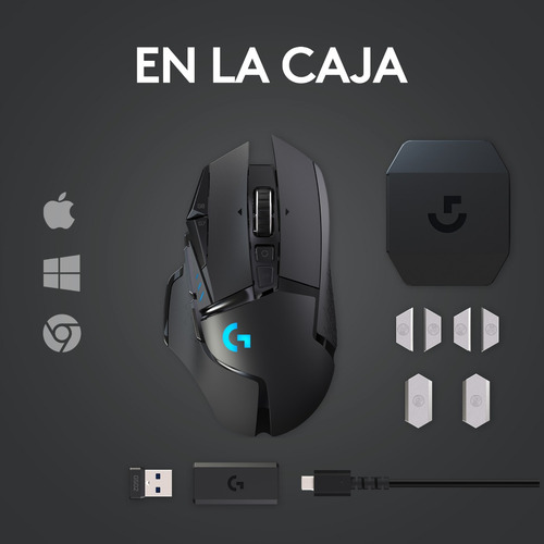 Mouse Gamer Logitech G502 Inalambrico Lightspeed - Revogames