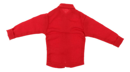 M Abrigo De Camisa A Escala 1/12 Para Accesorio De Rojo