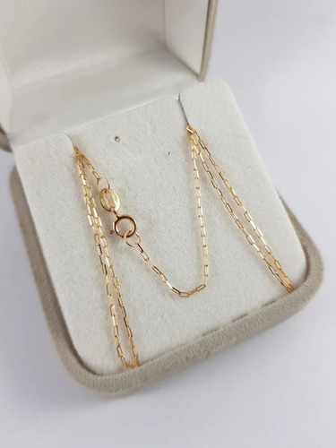 Imagen 4 de 8 de Cadena Oro 18k Forcet X 55cm Hombre Garantia Jr