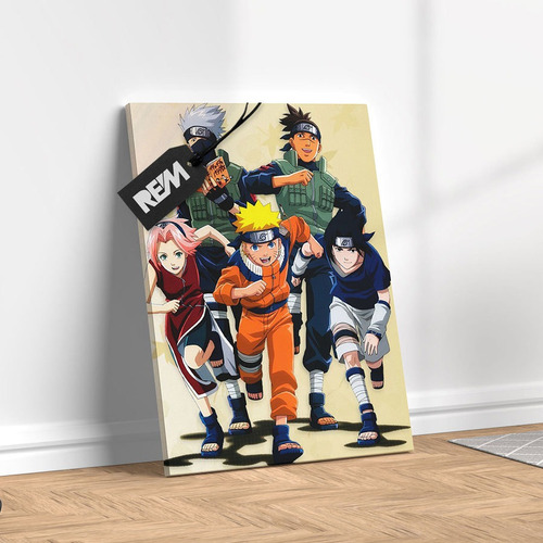 Cuadro Naruto Team Run