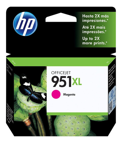 Cartucho De Tinta Hp 951xl Magenta