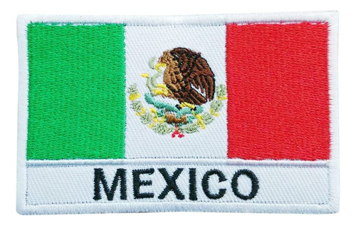 Parche De Bandera De México Parche Táctico Bordado Mi...