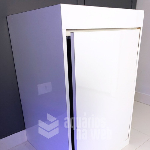 Imagem 8 de 8 de Móvel Aquário Cubo De 50cm Com Compensado Naval E Fórmica