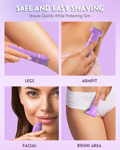 Recortadora De Bikini Para Mujer, Maquinilla De Afeitar Eléc Color