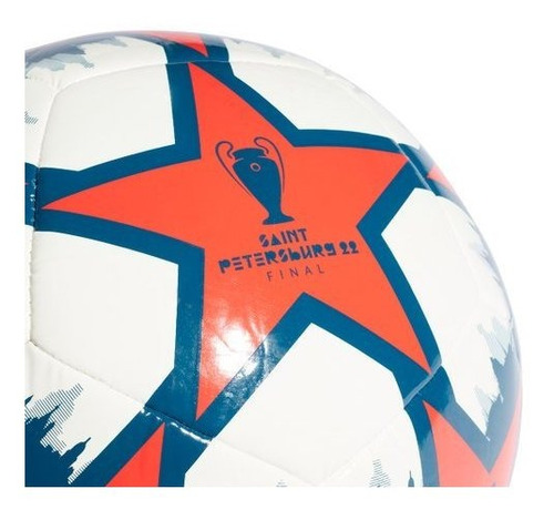 Balón de fútbol Adidas Ucl Club, blanco, rojo, color azul