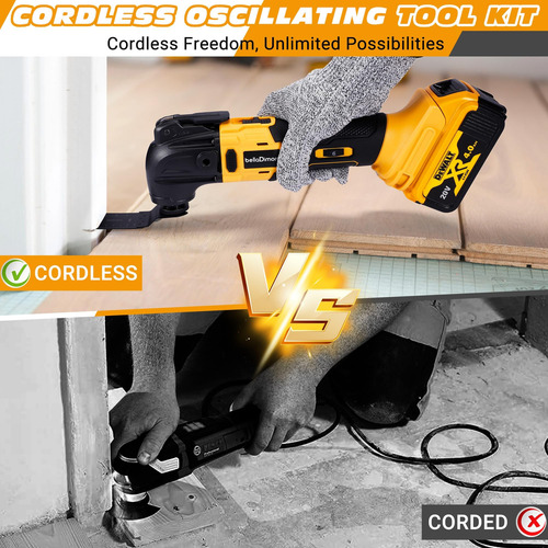 Multi-ferramenta Oscilante Compatível Com A Bateria Dewalt 2