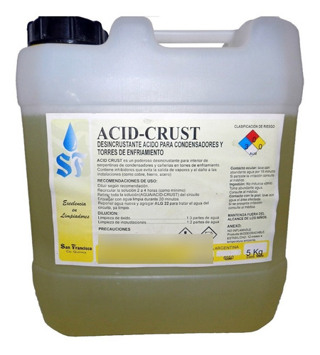 Acid Crust Quimica San Francisco Desincrustante Base Acida 