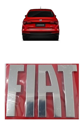 Emblema Fiat Tampa Traseira Cronos 2017 2018 2019 2020