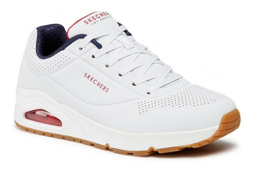 Tenis Skechers Uno Stand On Air- Bla/nvy -hombre- 52458/wnvr