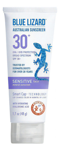 Blue Lizard Protector Solar Mineral Sensitive Face Spf 30