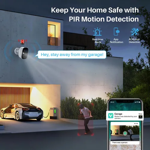 Maxiviz Cámaras De Seguridad Inalámbricas Para Exteriores.