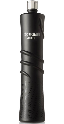 Vodka Importada Roberto Cavalli Black Edition Botella Litro