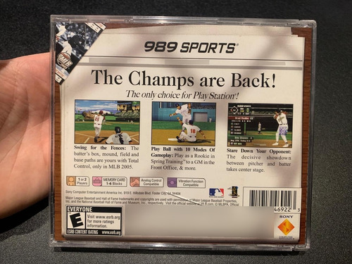 Mlb 2005 Sony Playstation Ps1 (Usado)