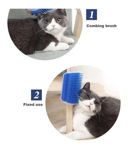 Imagen 7 de 7 de Cepillo De Esquina Catnip, Autocepillo Para Gatos