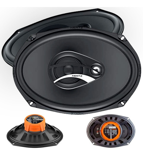 Parlantes Hertz Dcx690.3 6x9 90rms 3 Vias