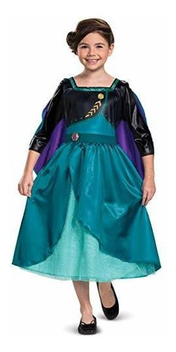 Disfraz Clásico De Frozen Queen Anna Para Niños
