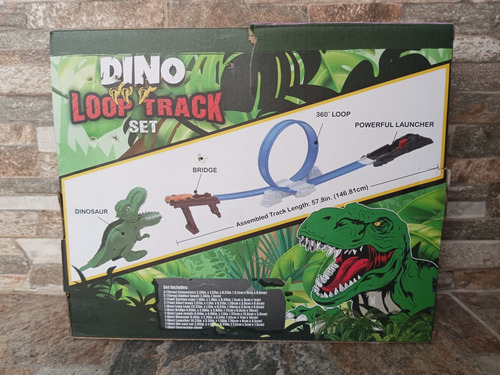 Set Pista Carro Escala Dino Loop Track