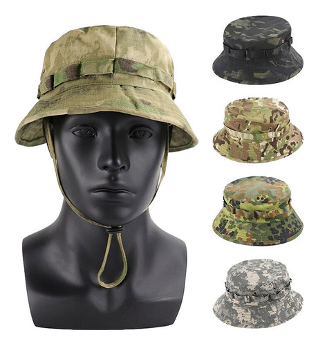 Sombreros De Pescador Tacticos Militares Boonie Hat Safa [u]