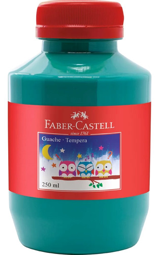 Tinta Guache 250ml - Verde Claro Faber-castell
